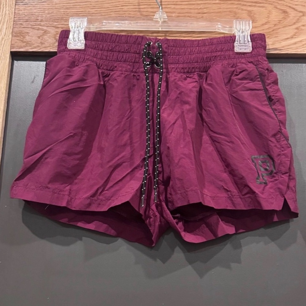 Victoria’s Secret PINK Burgundy Athletic Shorts Small